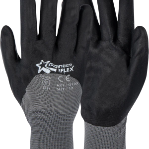 Flex Grey Nylon Gloves
