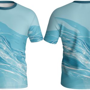 Kids Crew Neck Short Sleeve Fishing T-Shirt | Fitted Sleeve