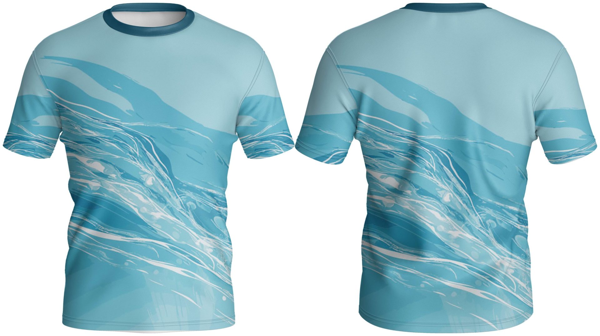 Kids Crew Neck Short Sleeve Fishing T-Shirt | Fitted Sleeve
