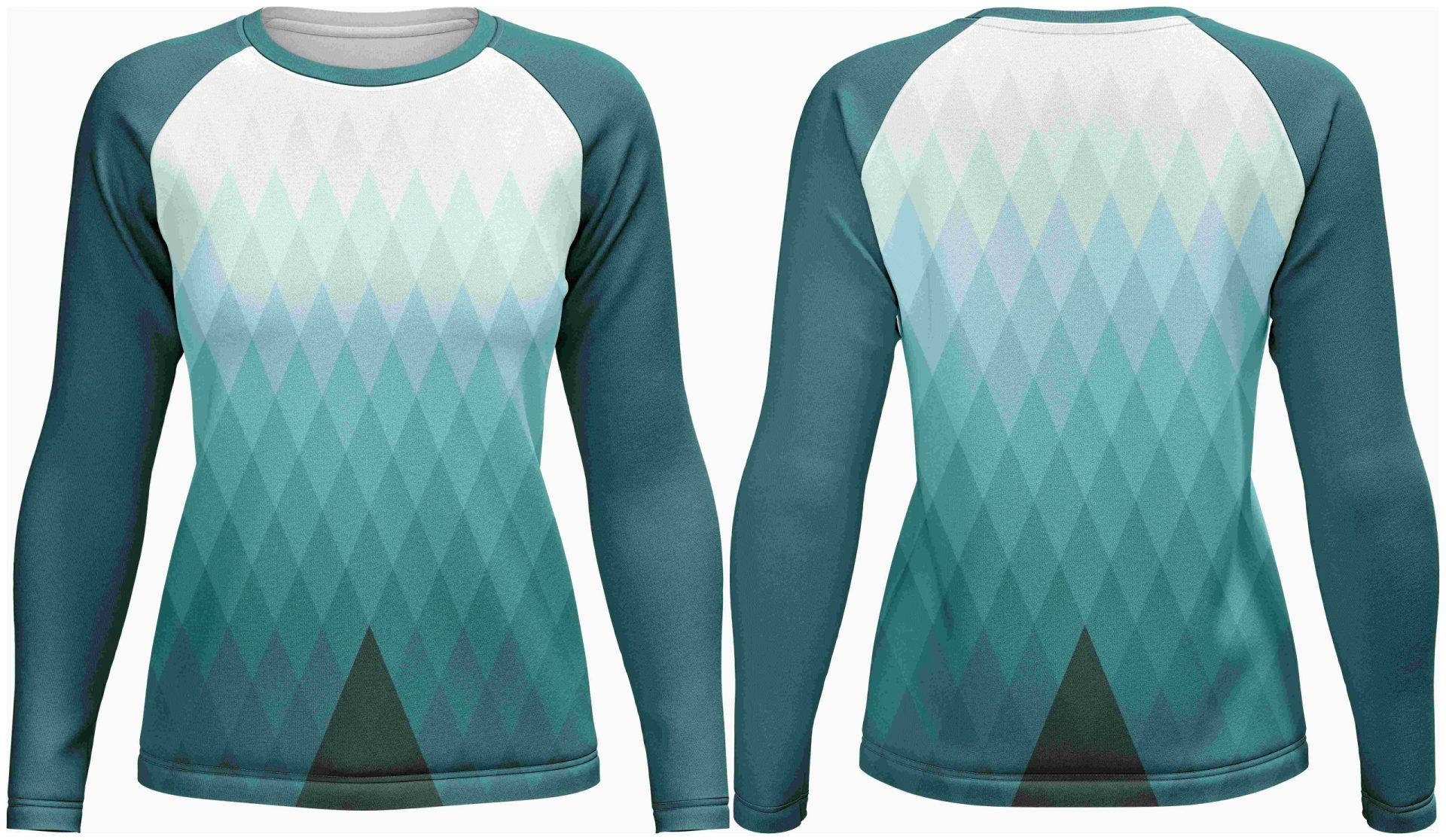 Kids Athletic Crew Neck Long Sleeve T-Shirt | Raglan Sleeve