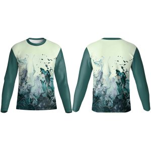 Kids Crew Neck Long Sleeve Fishing T-Shirt | Fitted Sleeve