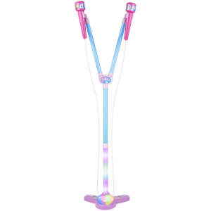Disney Frozen Double Karaoke Mic Stand with Colourful Lights