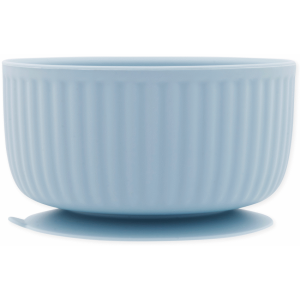 Echo Baby Silicone Suction Bowl - Powder Blue