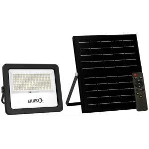 Ellies Nebula Series 60W Solar Flood Light with 3CCT -BK