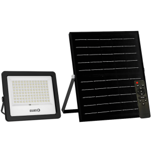 Ellies Nebula Series 180W Solar Flood Light with 3CCT -BK