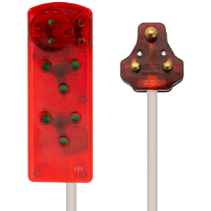 Ellies 4 Way High Surge Extension Lead - 3M