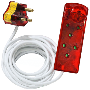 Ellies 4-Way High Surge Extension Lead - 5m