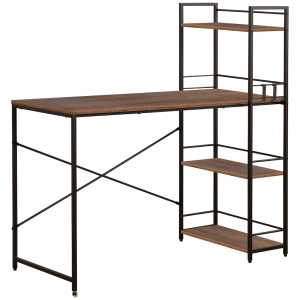 Everfurn Regal Desk - Dark Oak