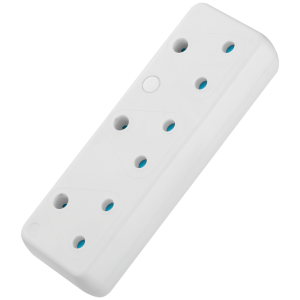 Ellies 3-Way 3-Pin Adaptor