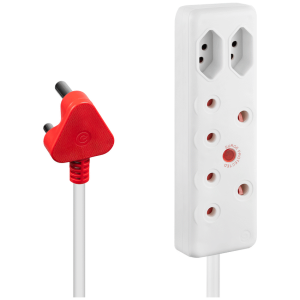 Ellies 4 Way Medium Surge Extension Lead -5M