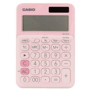 Casio MS-20UC - Desktop Calculator - 12-Digit - Pink