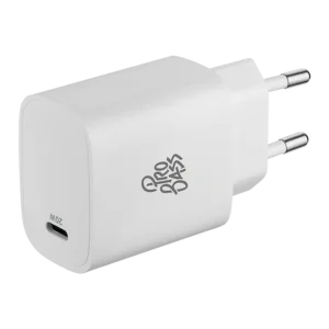 Pro Bass RapidCharge Series 20w Single Type-C Wall Charger - White