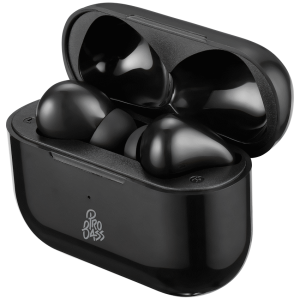 Pro Bass Pulse Buds True Wireless Earphones with Charging Case - Black