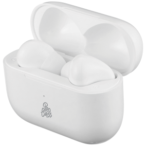 Pro Bass Pulse Buds True Wireless Earphones with Charging Case - White
