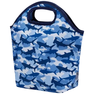 Quest Shark Cammo Lunch Bag Blue