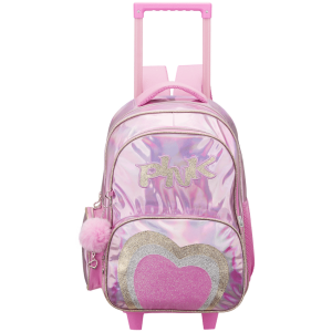 Quest Mirror-Glitz Trolley Backpack - Pink