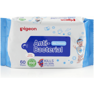 Pigeon - Anti-Bacterial Wipes 60's