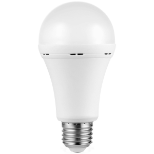 Switched 9w A60 Rechargeable LED Light Bulb E27 - Cool White