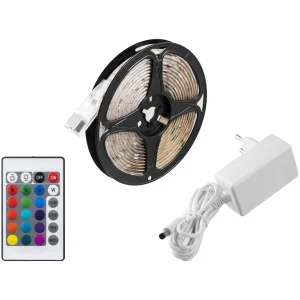 Switched 3m RGB LED Strip Light Kit