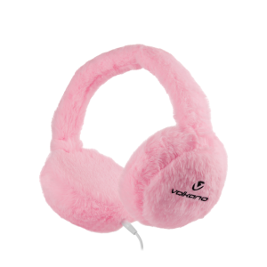 Volkano Kids Llama Series Wired Headphones with Case - Pink