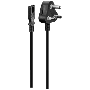 Volkano Presto series Power Cable Figure 8 to SA 3pin 1.8m 2.5A - black