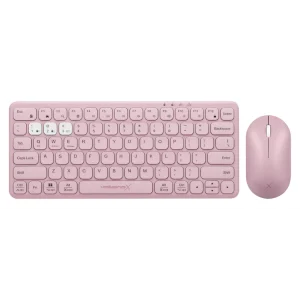 VolkanoX Blaze Bluetooth Wireless Keyboard and Mouse Combo - Rose