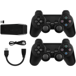 4K VX Game Console with Wireless Controllers - Black