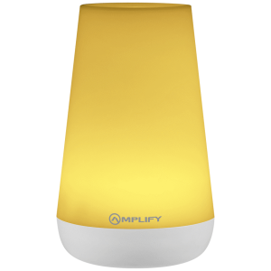 Amplify Glow Series LED Desk Lamp with 3 Lighting Modes - White