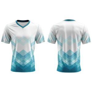 V-Neck Short Sleeve Soccer Shirt | Fitted Sleeves