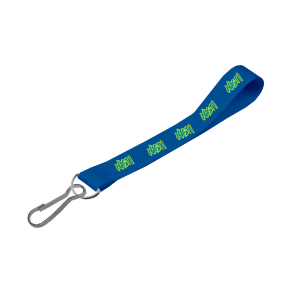 Matte Polyester Wrist Phone Strap D/Sided Print with Swivel Hook 25 x 340mm