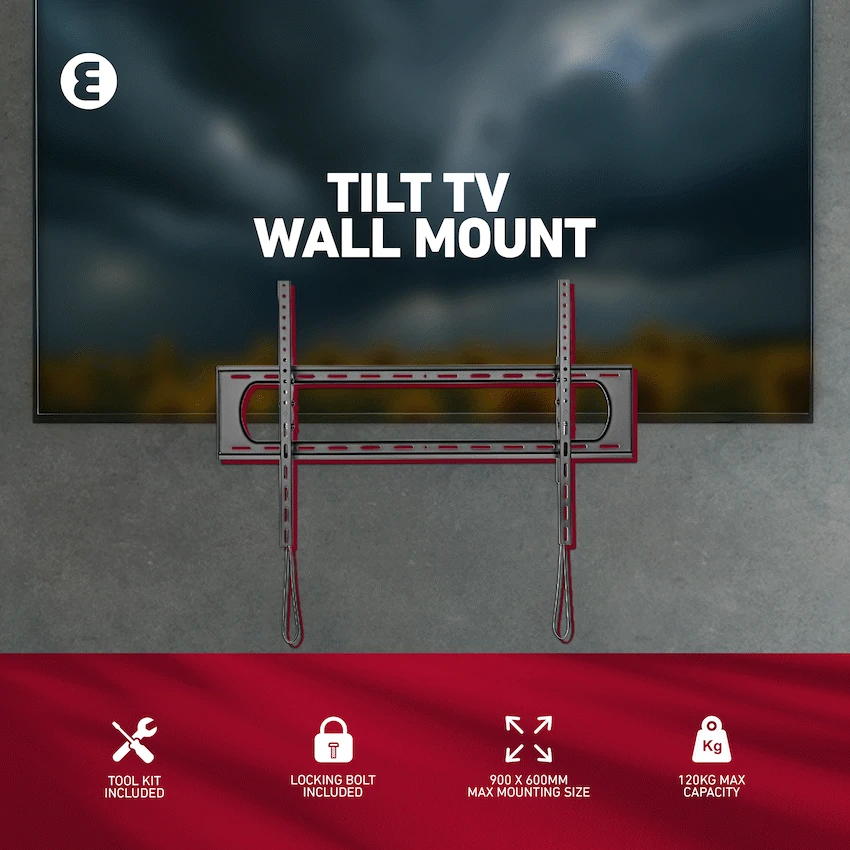 Ellies Solid Series Heavy Duty Tilt TV Wall Mount 60" - 120" TVs - Image 14