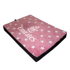 Luna Medium Pet Bed with Removable Mongolian Fleece Cover With Canvas Base