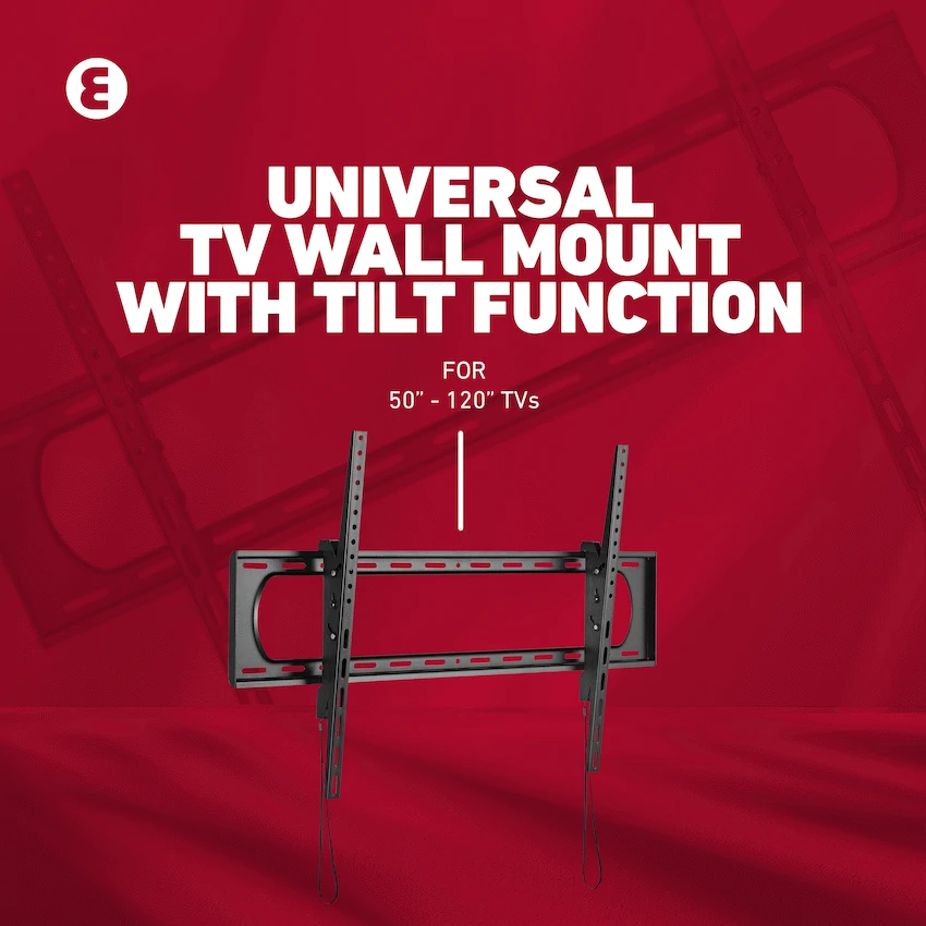 Ellies Solid Series Heavy Duty Tilt TV Wall Mount 60" - 120" TVs - Image 15