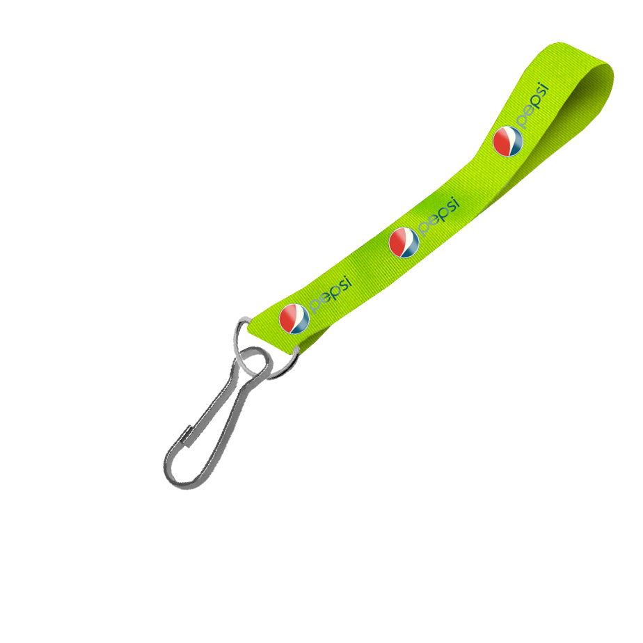 Hi-Viz Wrist Phone Strap DTF Full Colour Reflective Print D/Sided with Swivel Hook - Image 3