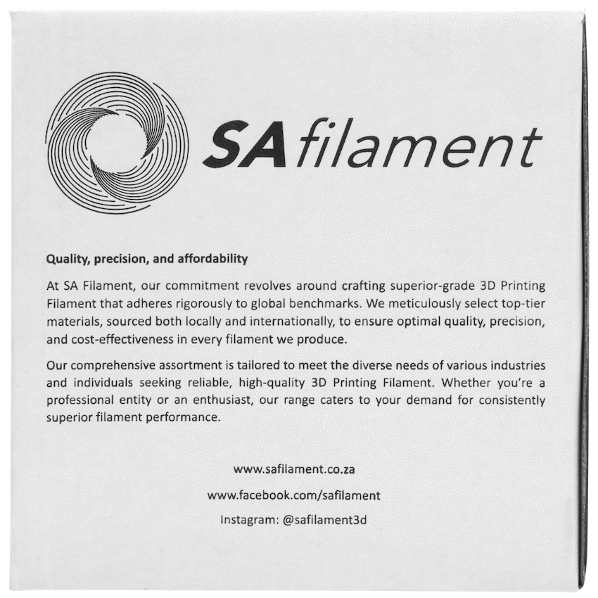 SA Filament ABS Premium Filament 1kg - Orange - Image 2