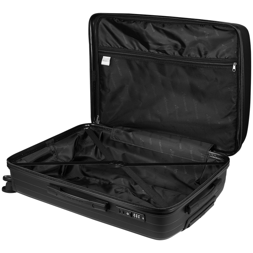 Travelwize Ripple PP 4-Wheel Spinner 65cm Luggage - Black - Image 2