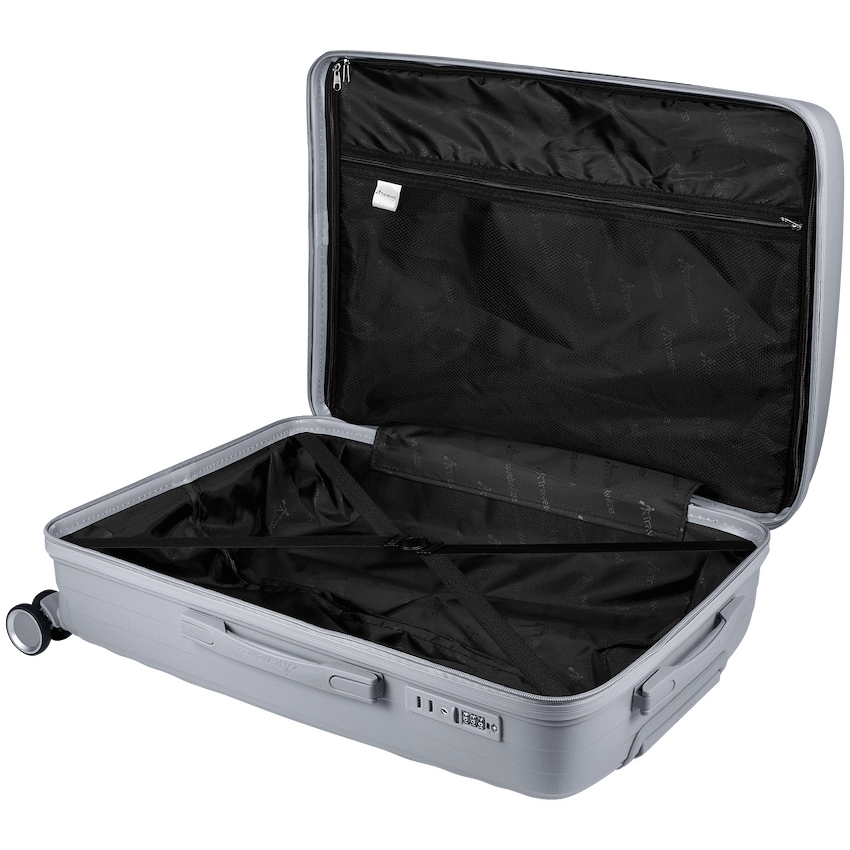 Travelwize Ripple PP 4-Wheel Spinner 75cm Luggage - Platinum - Image 2