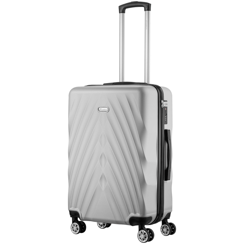 Travelwize Terra ABS 67cm 4-Wheel Spinner Luggage - Silver - Image 2
