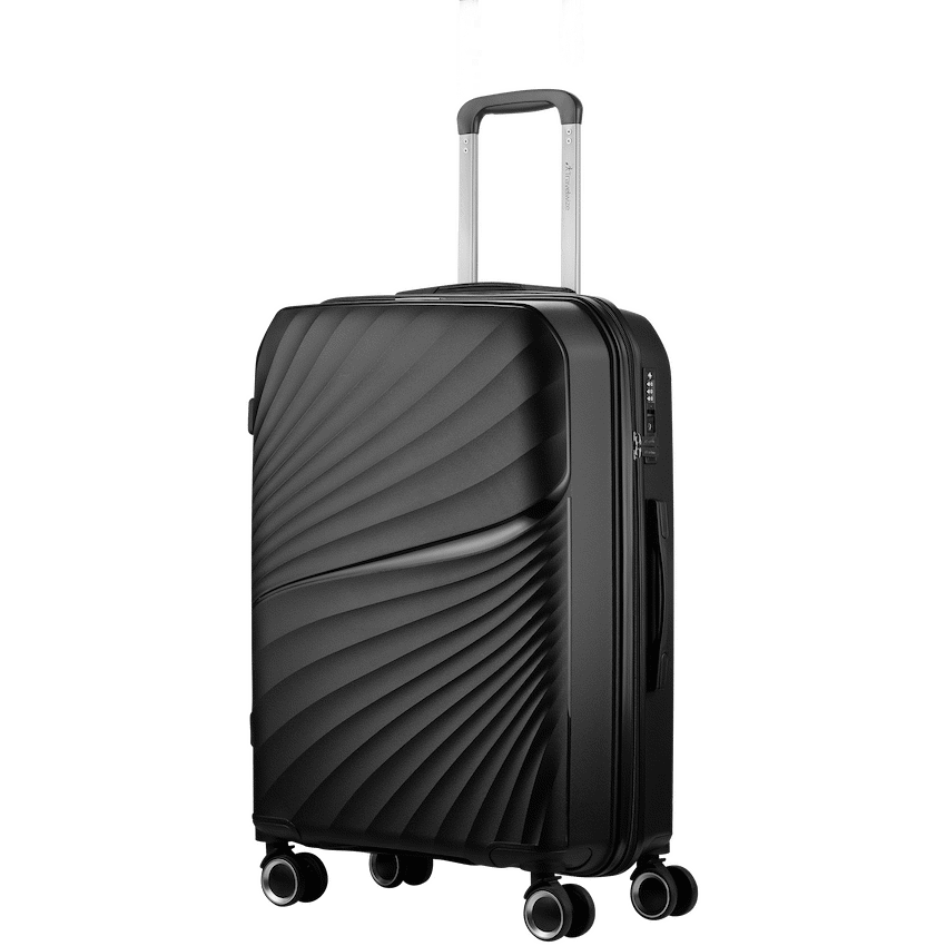 Travelwize Quartz PP 76cm 4-Wheel Spinner Luggage - Black - Image 2