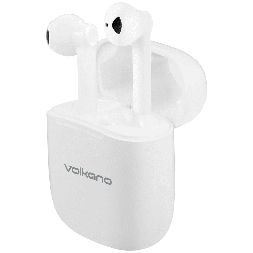 Volkano Buds X 2.0 Series True Wireless Earphones - White - Image 2