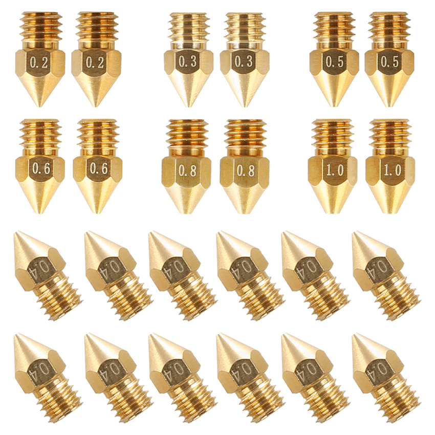 Creality MK8 Nozzle 24-Piece Package - Image 2