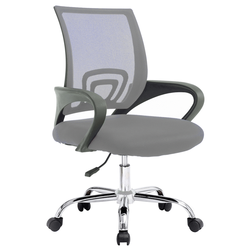 Everfurn Swift Mid Back Chair - Grey - Image 2