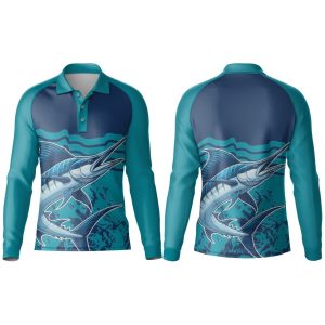 Fishing Golfer Long Sleeve | Raglan Sleeve