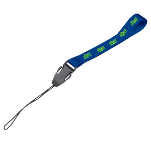 Matte Polyester Wrist Phone Strap D/Sided Print with Cellphone Clip 20 x 340mm
