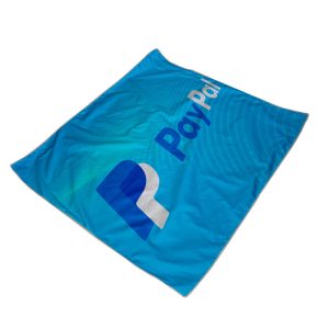 Lance-Leaf Quick Drying Picnic Blanket With Waterproof Backing S/S Print Binded With Petersham Webbing