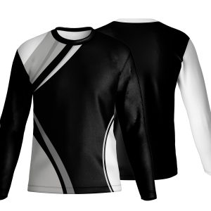 Unisex Dye Sublimated Long Sleeve Crew Neck T-Shirt | Pique Knit | Corporate Design