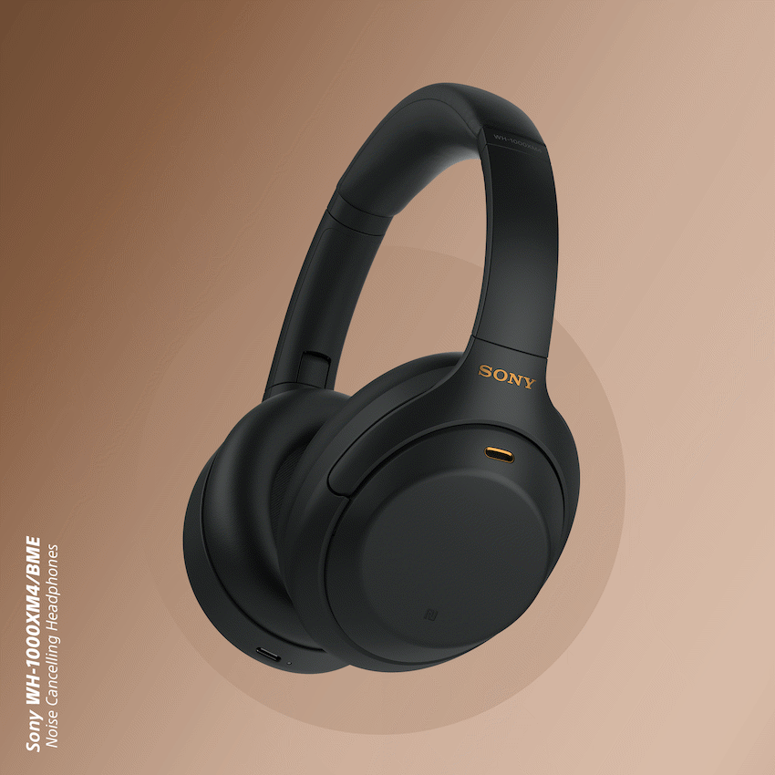 Sony WH-1000XM4 (Black) Noise-Cancelling BT Headphones - Image 3