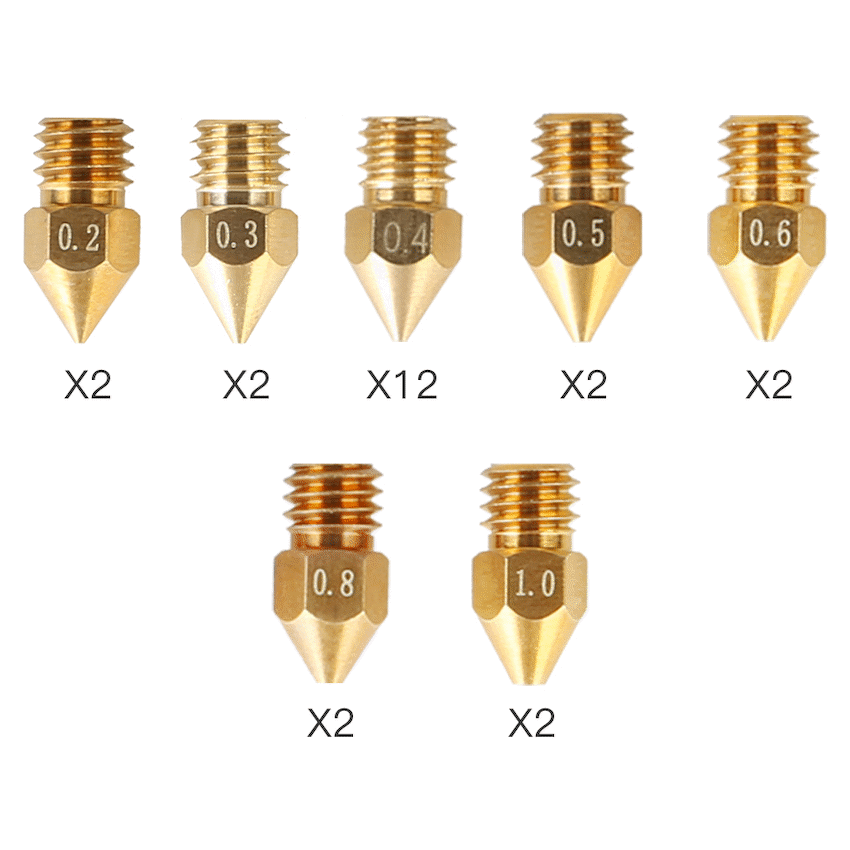 Creality MK8 Nozzle 24-Piece Package - Image 3