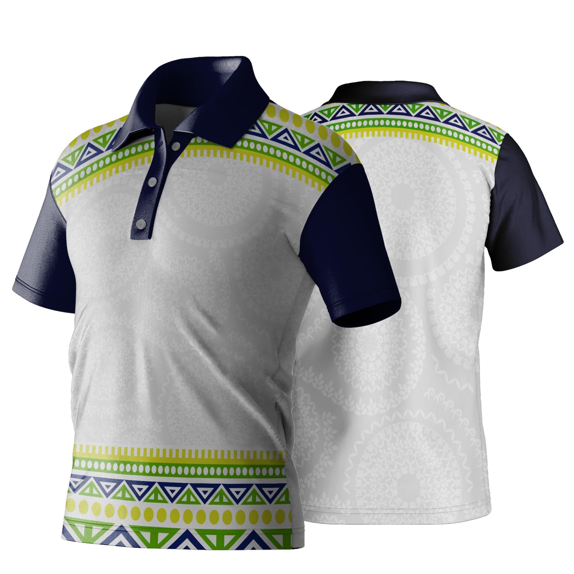 Unisex Golf Shirt | Pique Knit | Africa Design