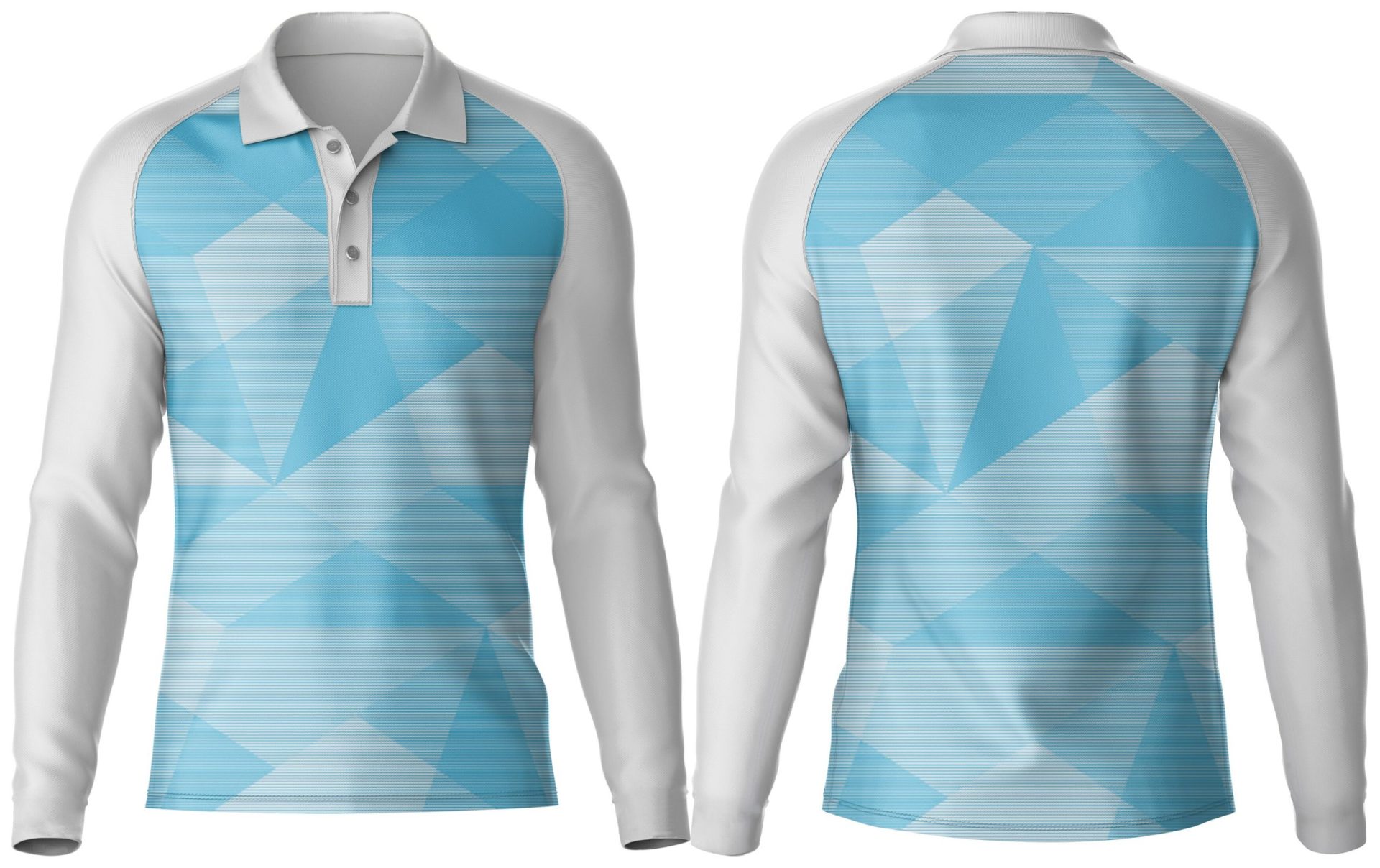 Kids Cricket Golfer Long Sleeve | Raglan Sleeve - Image 2